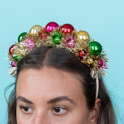 Baubles party headband