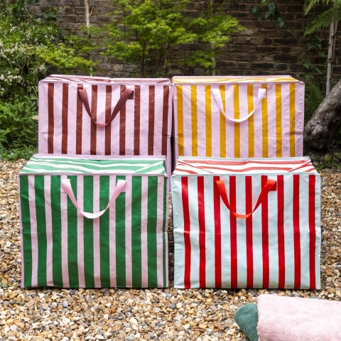 striped jumbo bags