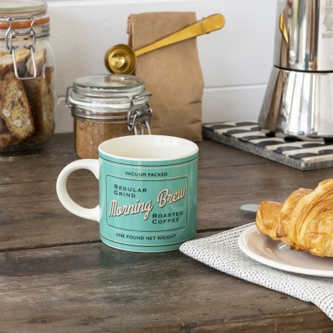 Morning brew vintage coffee mug