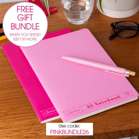  Free Pink bundle when you spend £20 or more