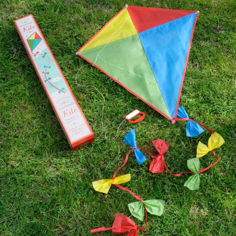 Traditional diamond kite