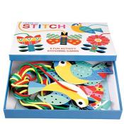 cardboard learn to stitch activity