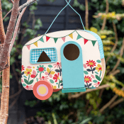 butterfly garden caravan birdhouse