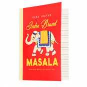 Masala A5 lined notebook