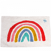 Rainbow bath mat