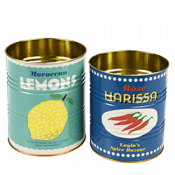 Lemon storage tins