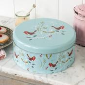 Biscuit tins - winter walk design