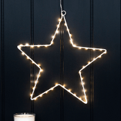 metal glow star string LED lights