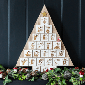 Wooden Advent Calendar - Christmas Tree