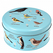 Cake tin - Garden birds design