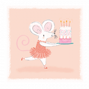 Mimi And Milo Birthday Card