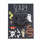Scary temporary tattoos