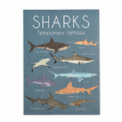 Temporary Tattoos -Sharks