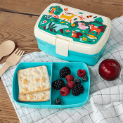 Woodland lunch box with tray