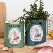 Medium storage tins (set of 2) - Lewis and Herb