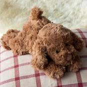 Plush toy - Chocolate brown dog