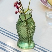 Glass jug 350ml - Green fish