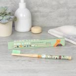 Cat design Bamboo Toothbrushes
