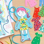 Learn to stitch dress up dolly