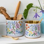 Wild flowers mini storage tins