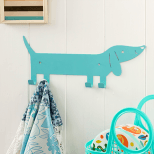 Sausage Dog Metal Wall Hanger