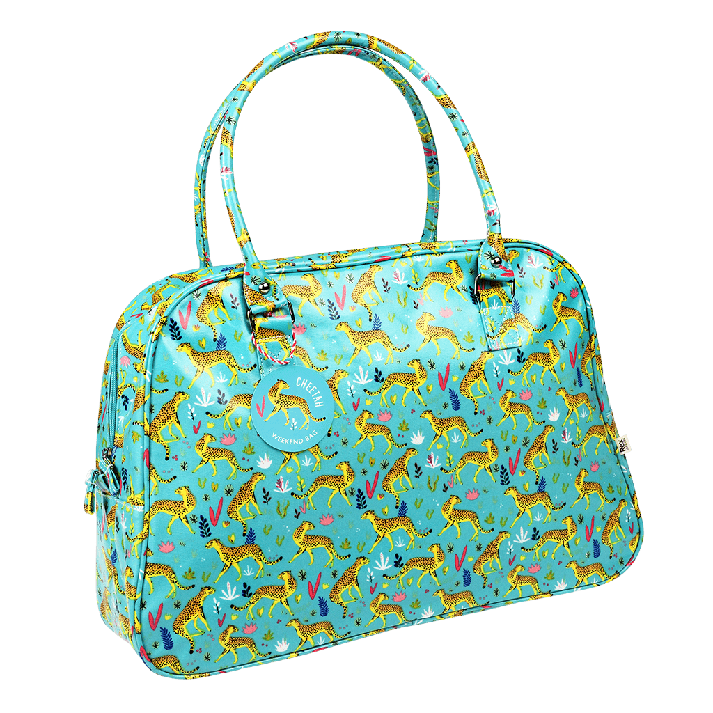 Cheetah Weekend Bag ﻿Rex London