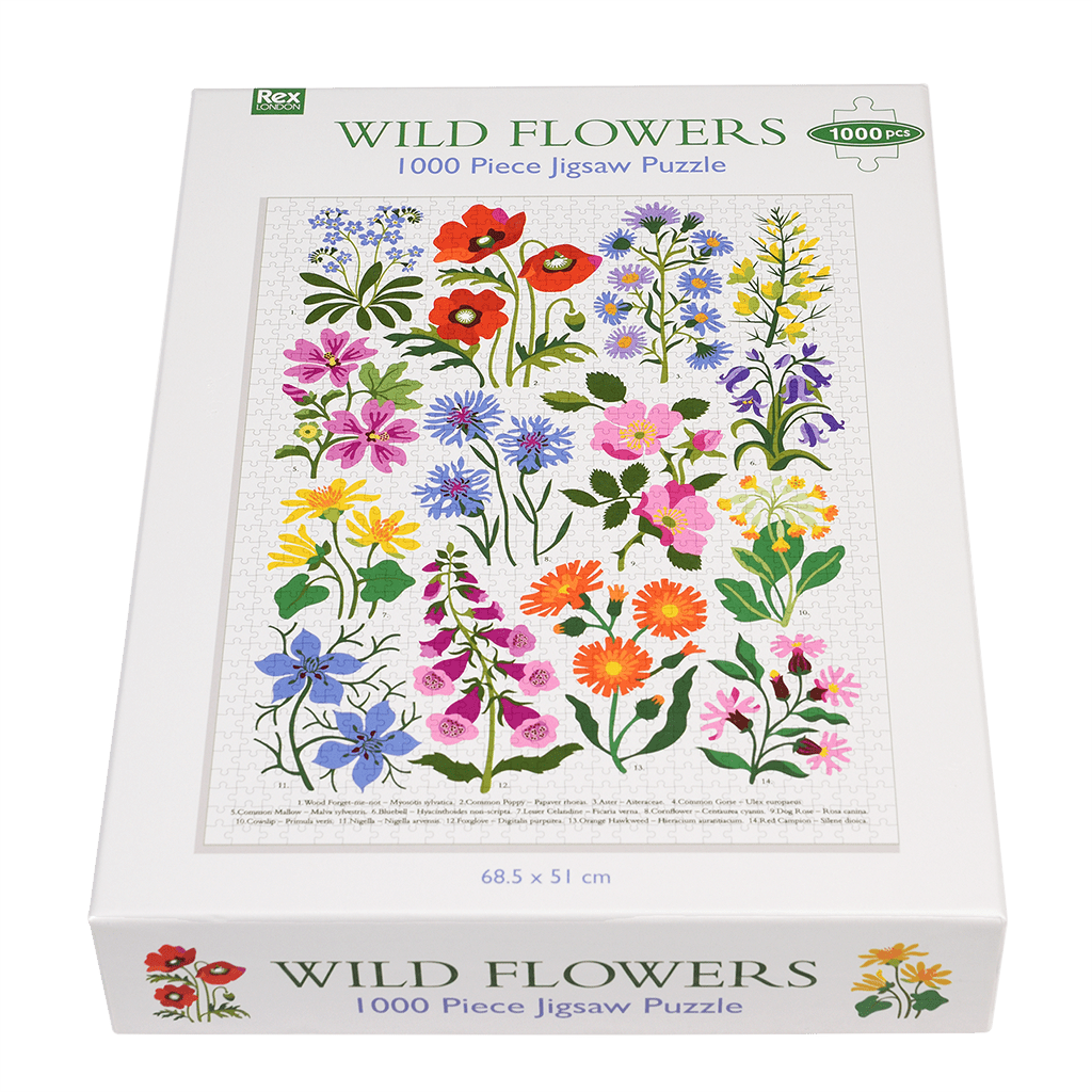 Wild Flowers 1000 Piece Puzzle ﻿Rex London