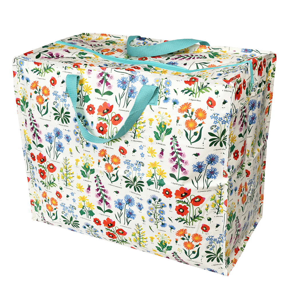Wild Flowers Jumbo Storage Bag ﻿Rex London