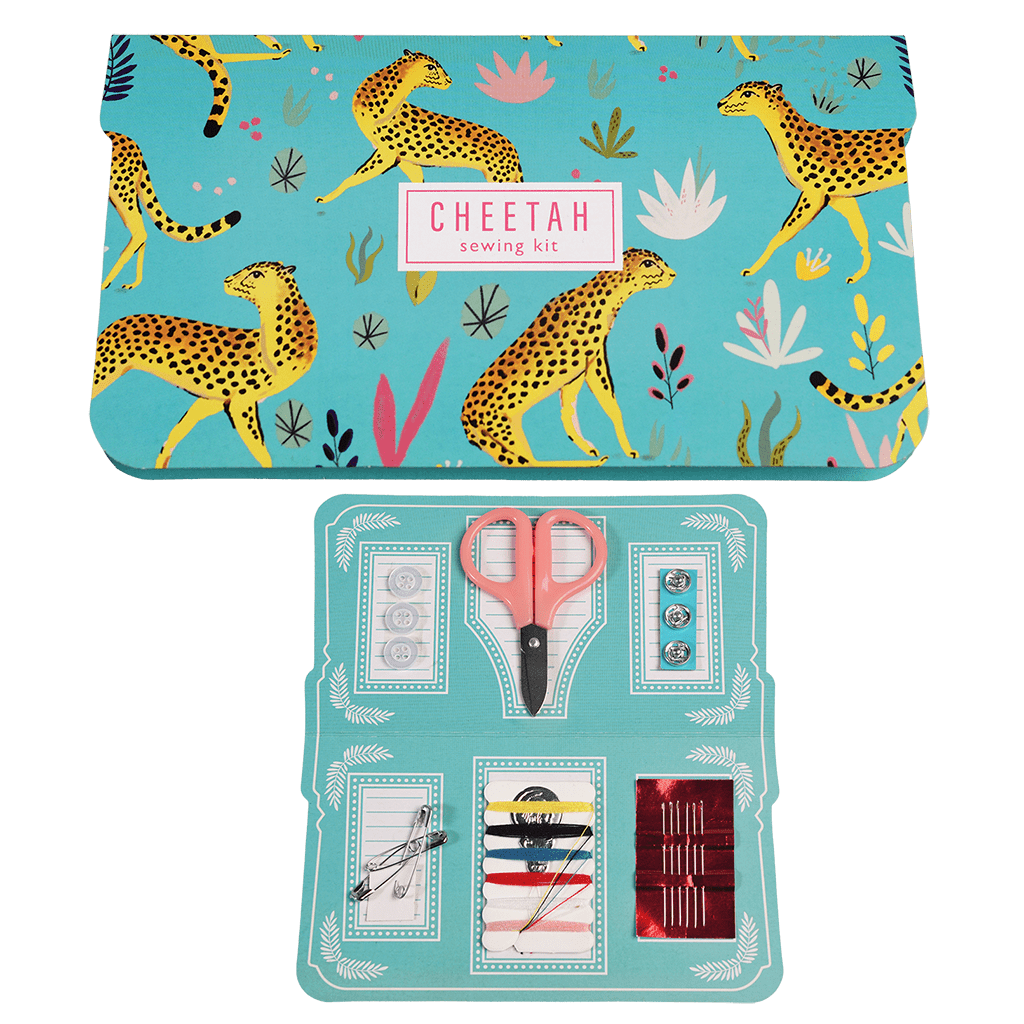 ﻿Cheetah Sewing Kit ﻿Rex London