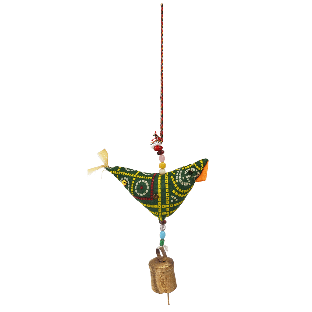 Cloth Bird Hanging Decoration (assorted Colours) ﻿Rex London