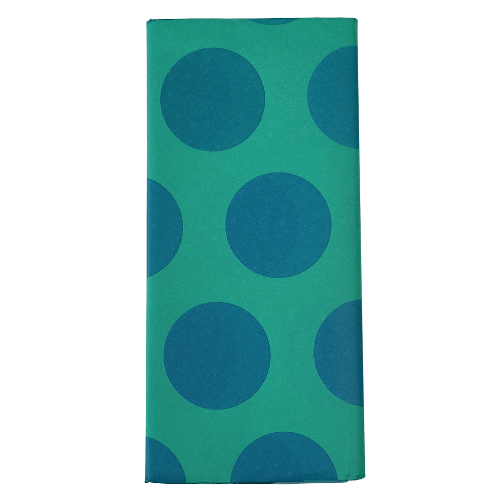 ﻿Blue On Turquoise Spotlight Tissue Paper (10 Sheets) ﻿Rex London