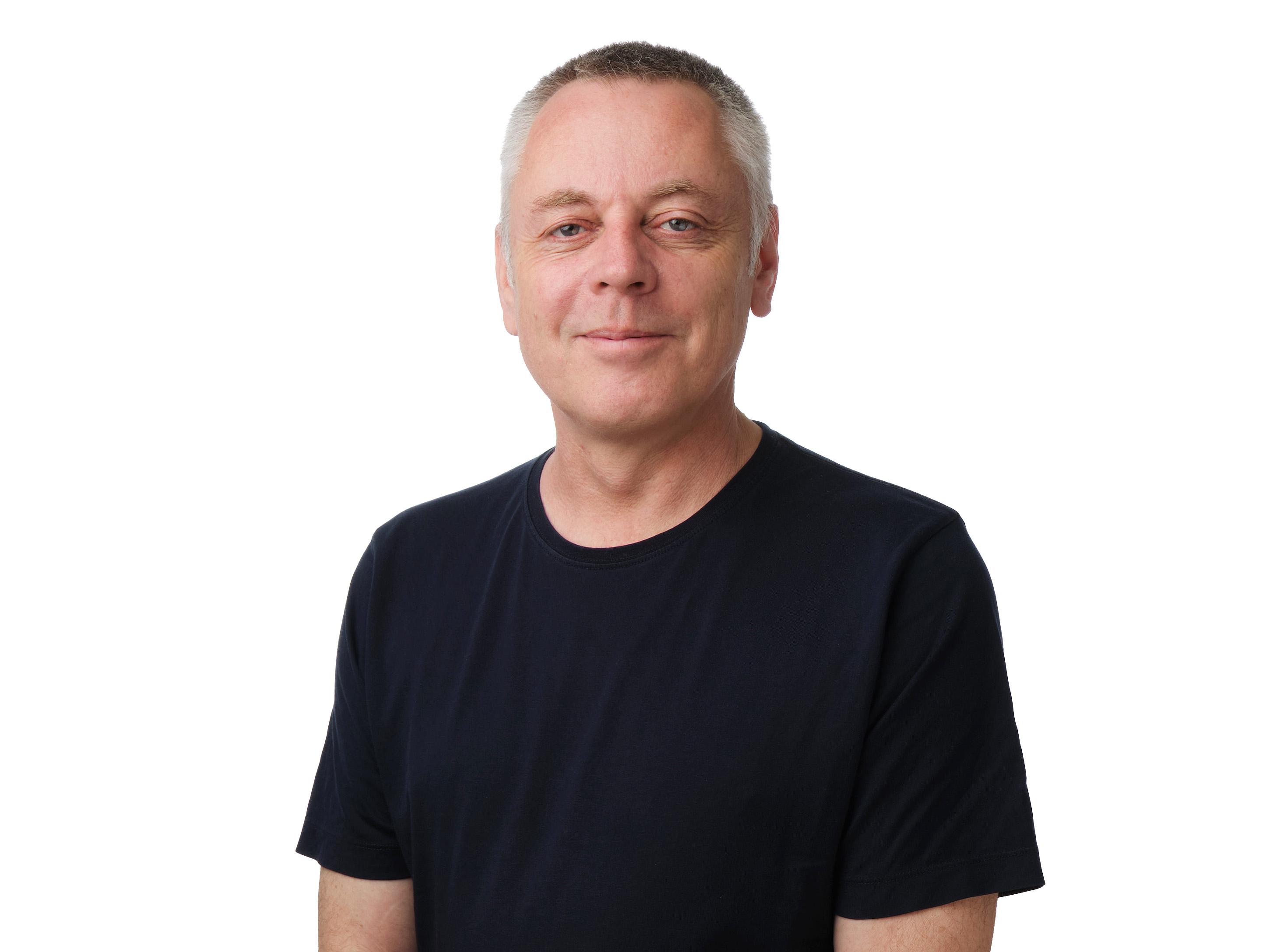 White male smiling