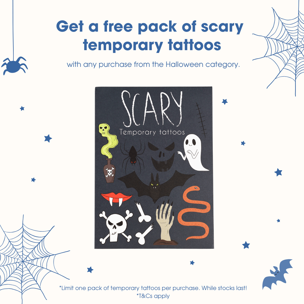 Halloween gift - temporary tattoos 