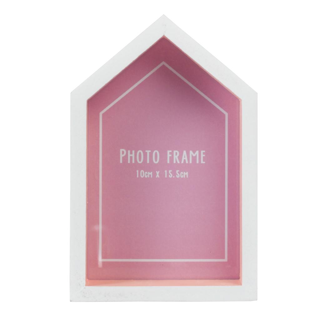 Beach Hut Photo Frame Pink ﻿Rex London