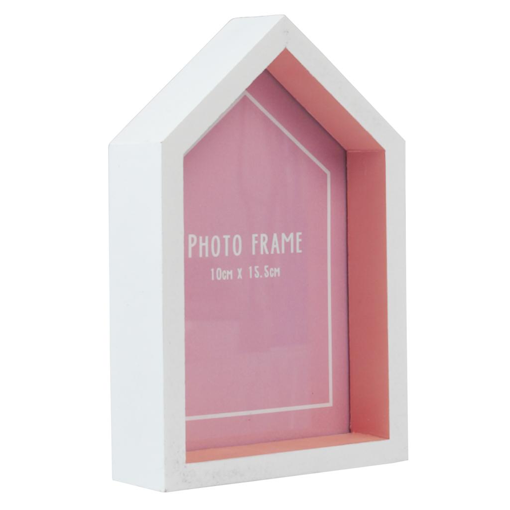 Beach Hut Photo Frame Pink ﻿Rex London