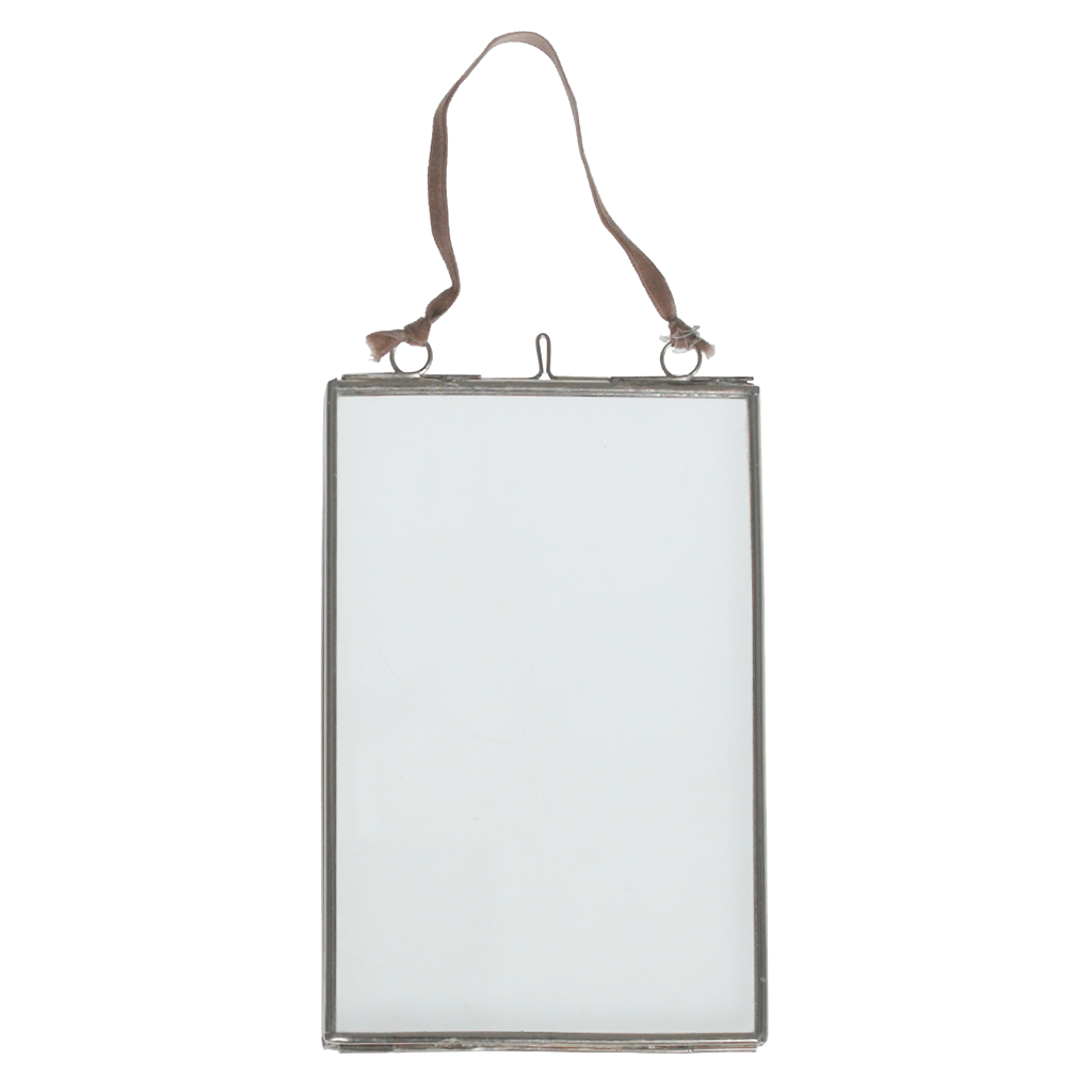 ﻿Glass Hanging Frame In Silver 15x10cm ﻿Rex London