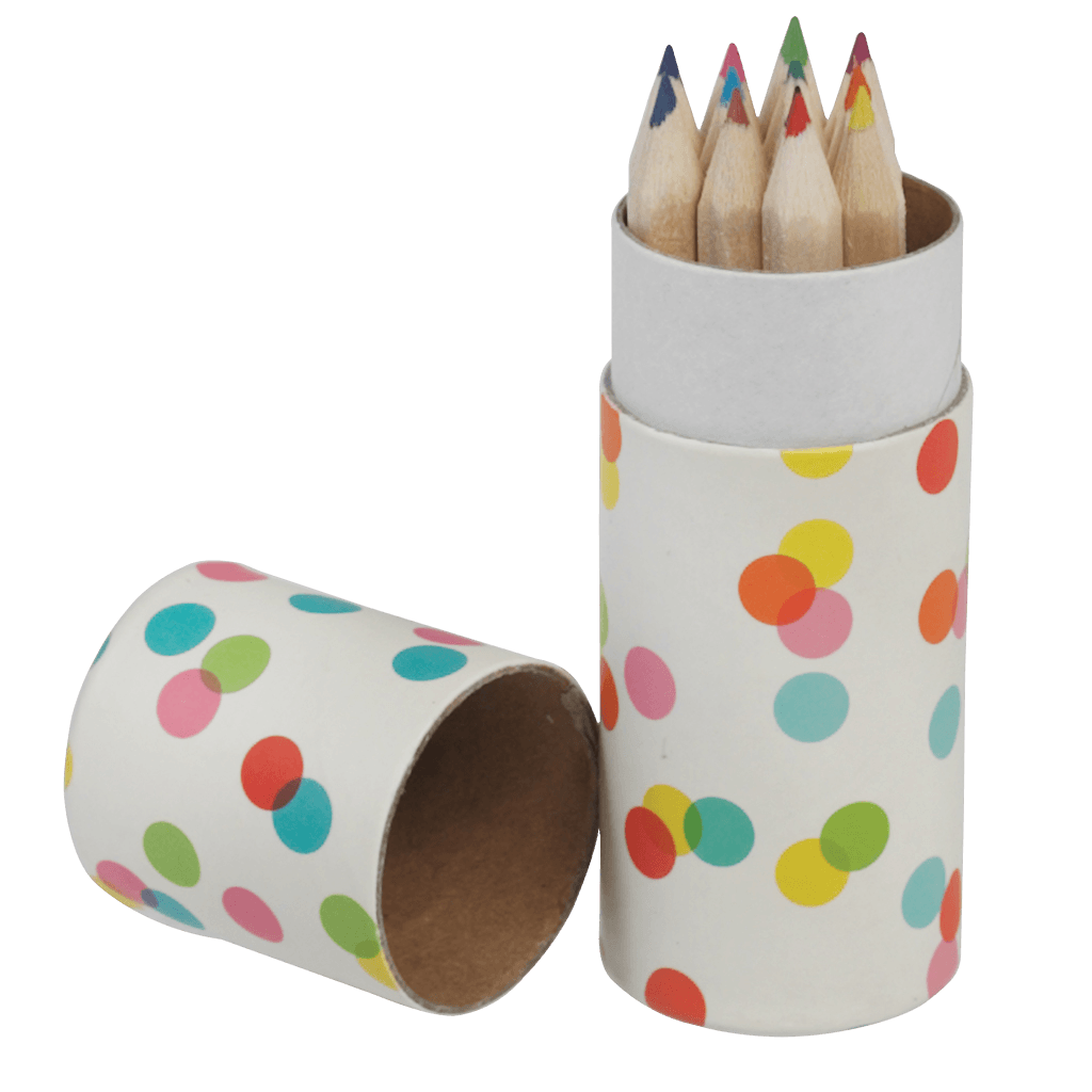 Set Of 12 Colouring Pencils Confetti Design | ﻿Rex London
