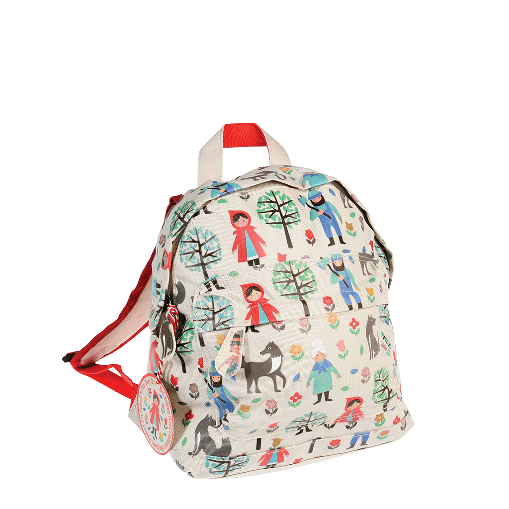 red hood backpack
