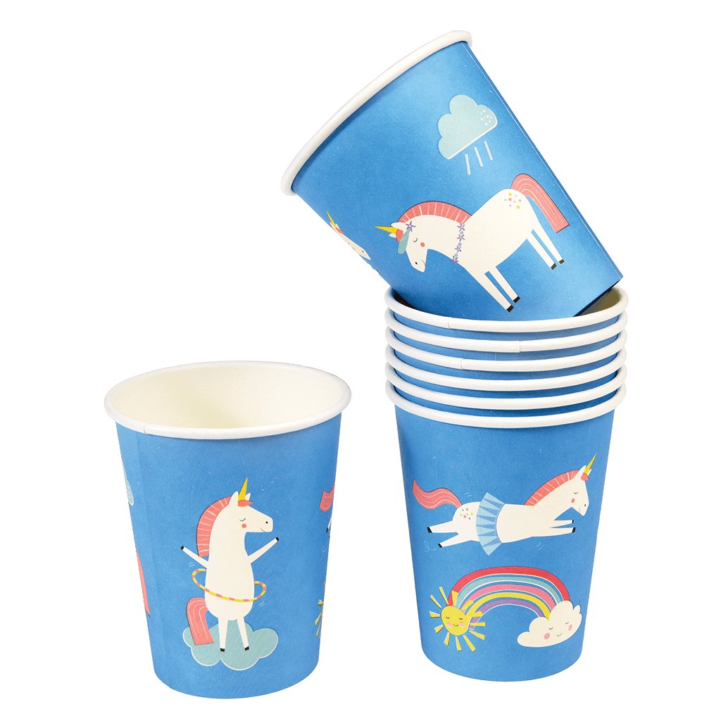 Magical Unicorn Paper Cups (set Of 8) | ﻿Rex London