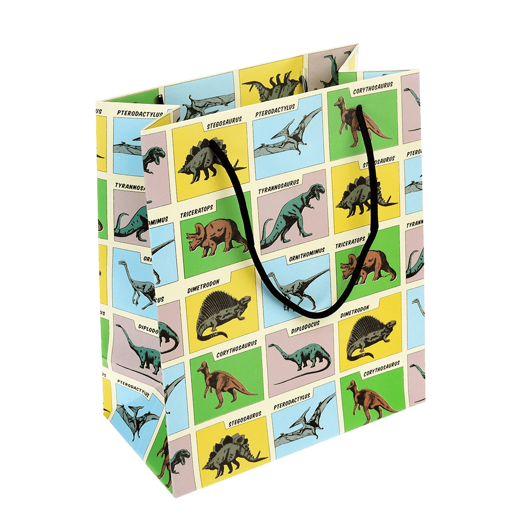Small Prehistoric Land Gift Bag ﻿Rex London