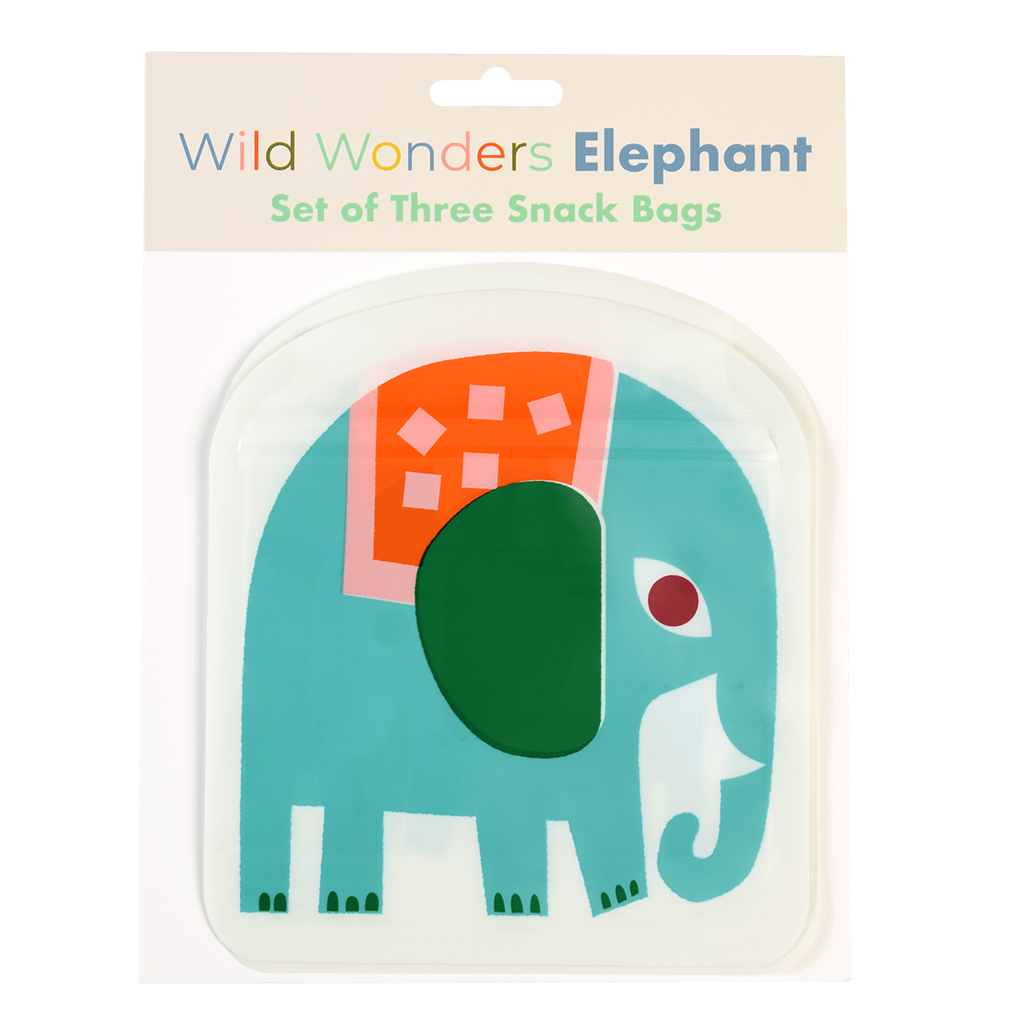 ﻿Elephant Snack Bags (set Of 3) ﻿Rex London