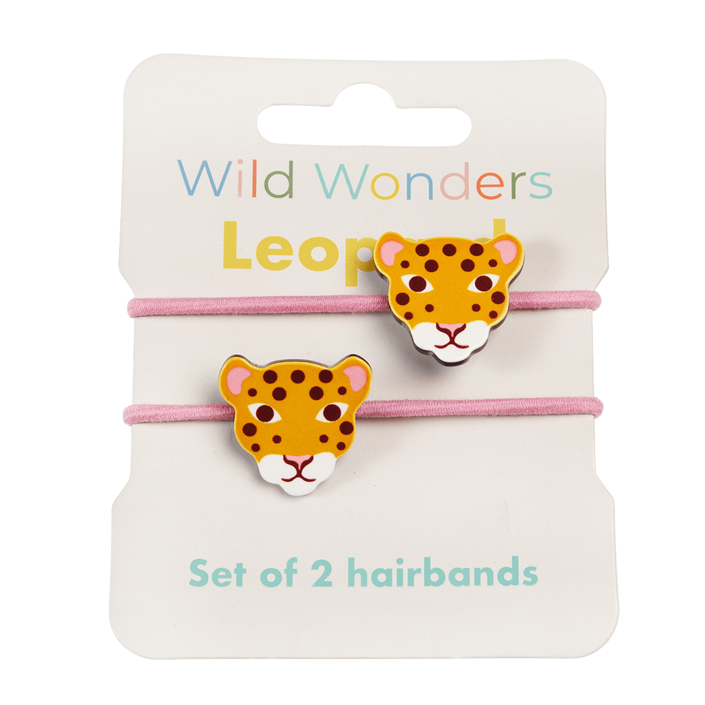 Wild Wonders Leopard Hair Bands (set Of 2) ﻿Rex London
