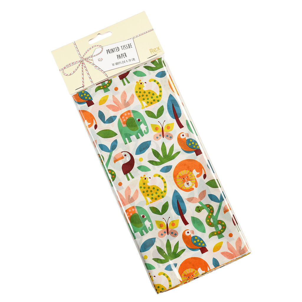 Wild Wonders Tissue Paper (10 Sheets) ﻿Rex London