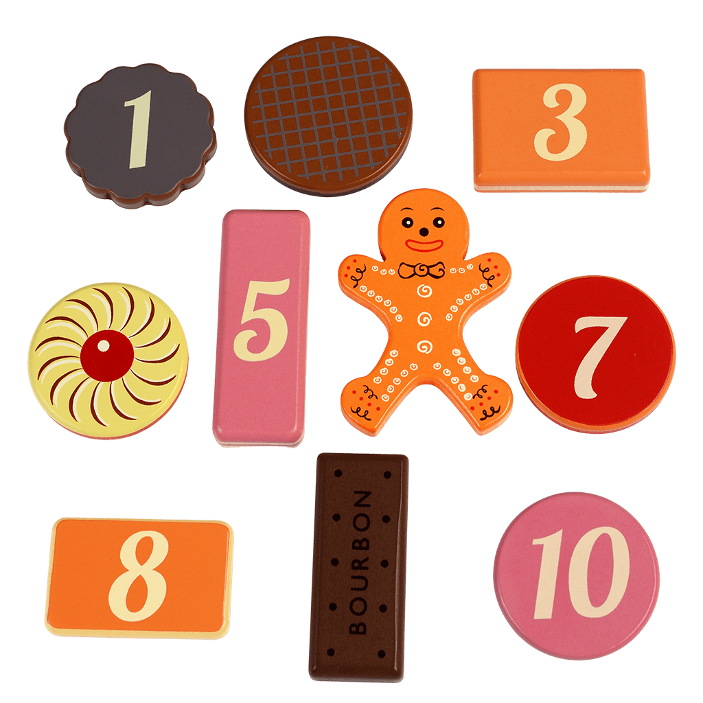 Traditional Wooden Tea Party Biscuits ﻿Rex London