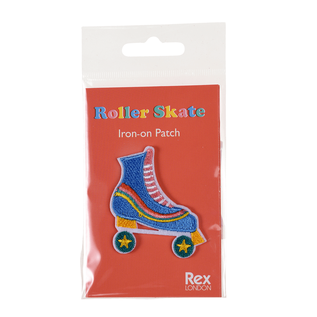 Iron On Roller Skate Patch ﻿Rex London