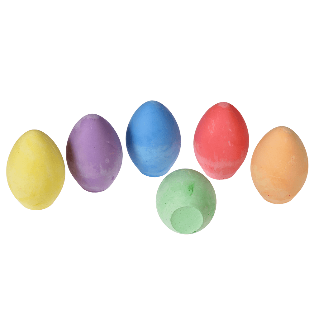 Six Coloured Chalk Eggs ﻿Rex London