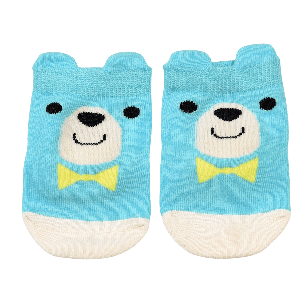 Blue Bear Baby Socks (one Pair) ﻿Rex London