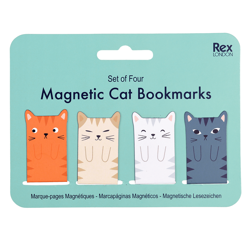 Cat Bookmarks (set Of 4) ﻿Rex London