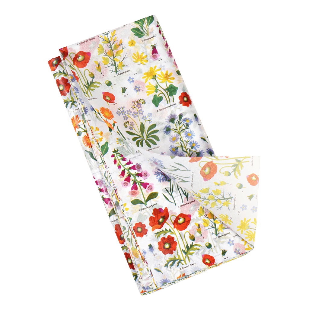 ﻿Wild Flowers Tissue Paper (10 Sheets) ﻿Rex London