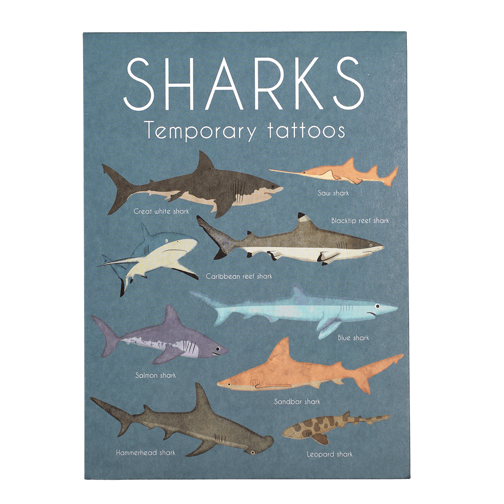 24 Shark Pencils Shark Party Favors Great White Mako Hammerhead Tiger Sharks 